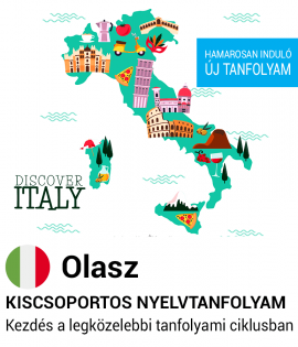 Olasz csoportos nyelvtanfolyam